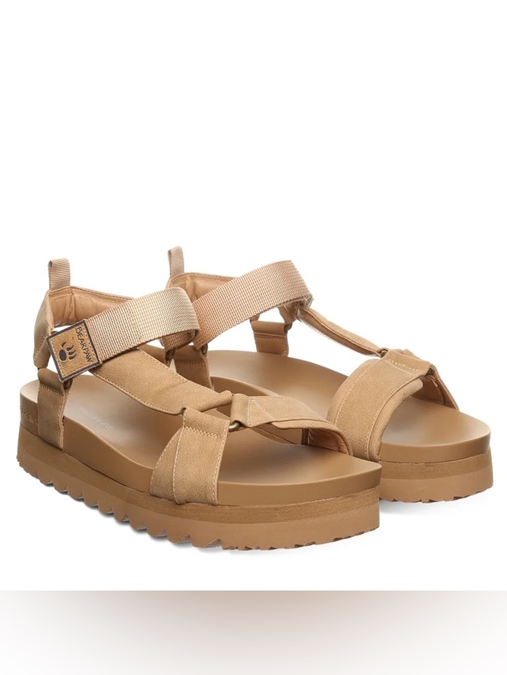 BEARPAW's Women's Hydra Iced Comfortable & Lightweight Coffee Sandal Size 8 NWT